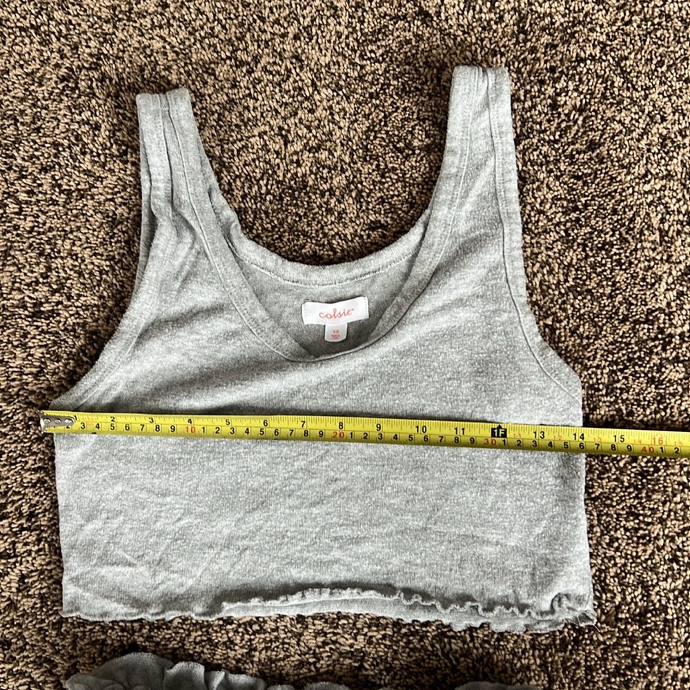 Colsie Cropped Lounge Set - Picture 6 of 6